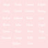 Personalized Name Box Cursive - Pink